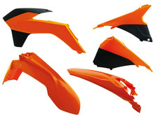KTM EXC 200 Kunststoff Ersatzteile 5-teilig Orange Schwarz 2014-2016