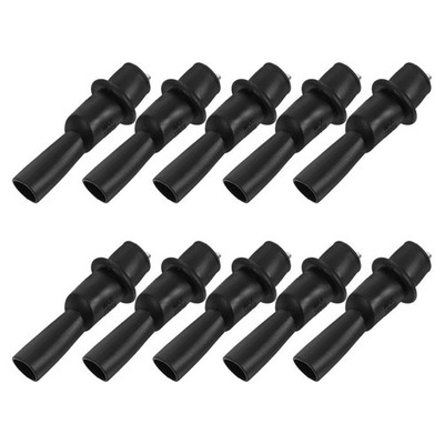 10pcs Clips Electrical: Insulated Clamps Multimeter Push On