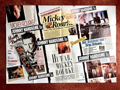 Johnny Handsome Kinoplakat Poster A0, 84x119cm, Mickey Rourke, Morgan Freeman