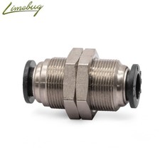3/8" BulkHead Push Lock PTC Air Line Fitting Airride Viair