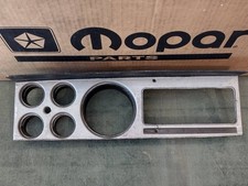 1980 79 78 77 Mopar Dodge Truck M880 Ramcharger Lil Red Silver Dash Gauge Bezel
