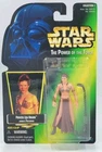 1997 Star Wars POTF  PRINCESS LEIA ORGANA Jabbas Prisoner Green Card Kenner NEW