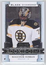 2015-16 Upper Deck Black Diamond Rookie Gems 362/399 Malcolm Subban #RG-MS 02v3