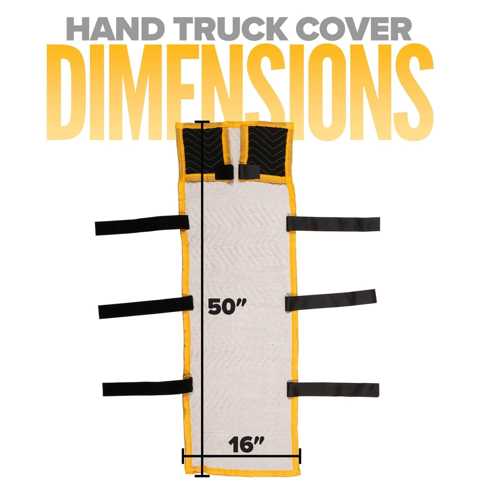 Cubierta acolchada para camión de mano 50" x 16". Almohadilla de camión de mano superior cuadrada con gancho y... Foto 2 de 4