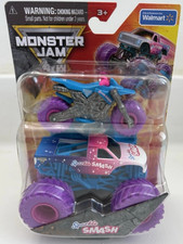 New Exclusive Monster Jam Truck SPARKLE SMASH  Motorcycle Dirt Bike Series 6