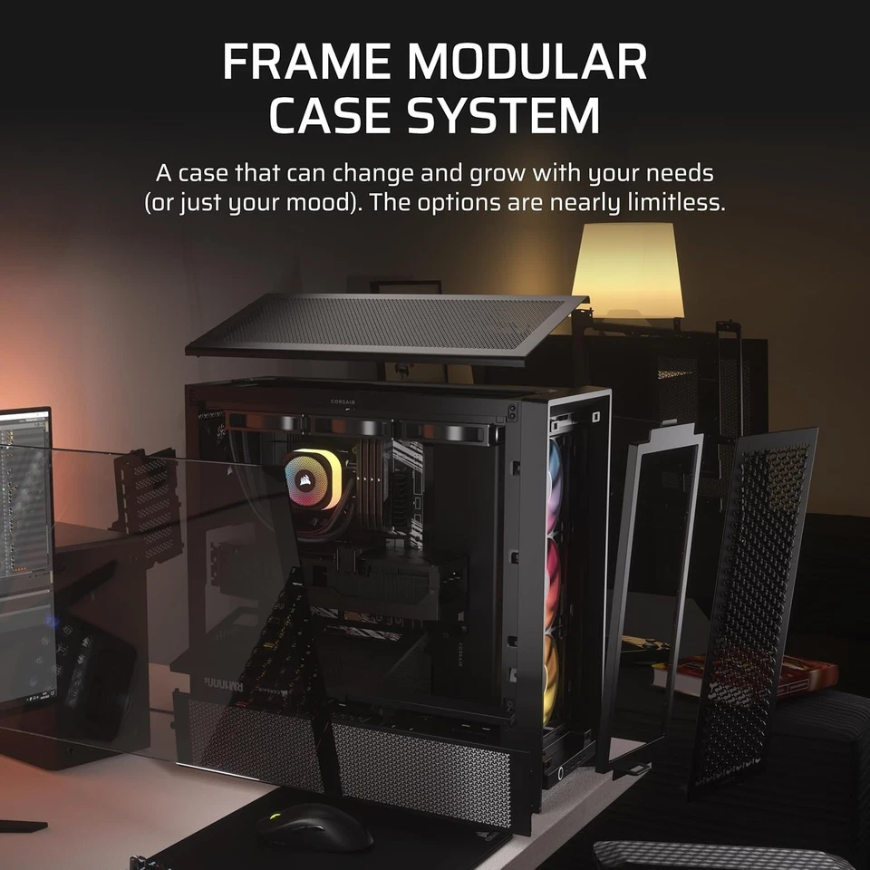 FRAME 4000D RS ARGB Modular Mid-Tower ATX PC Case – High Airflow, 3X Pre - Image 4 of 4