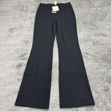 Halara Flared Trousers Womens Small Black Stretch Career Athleisure Pants NWT