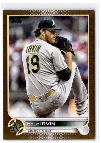 2022 Topps Update #US292 Cole Irvin Gold #/2022 - Picture 1 of 2