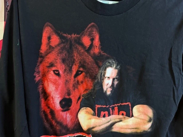 Camiseta WCW NWO Kevin Nash Vintage 1998 Manga Larga Talla Grande Foto 3 de 4