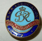 WW2 RMP ROYAL MILITARY POLICE ASSOCIATION ENAMEL SWEETHEART BADGE WORLD WAR II
