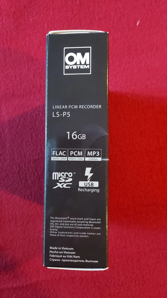 OM Systems Olympus LS-P5 Linear PCM Recorder with 3 Microphones - New - Image 4 of 4