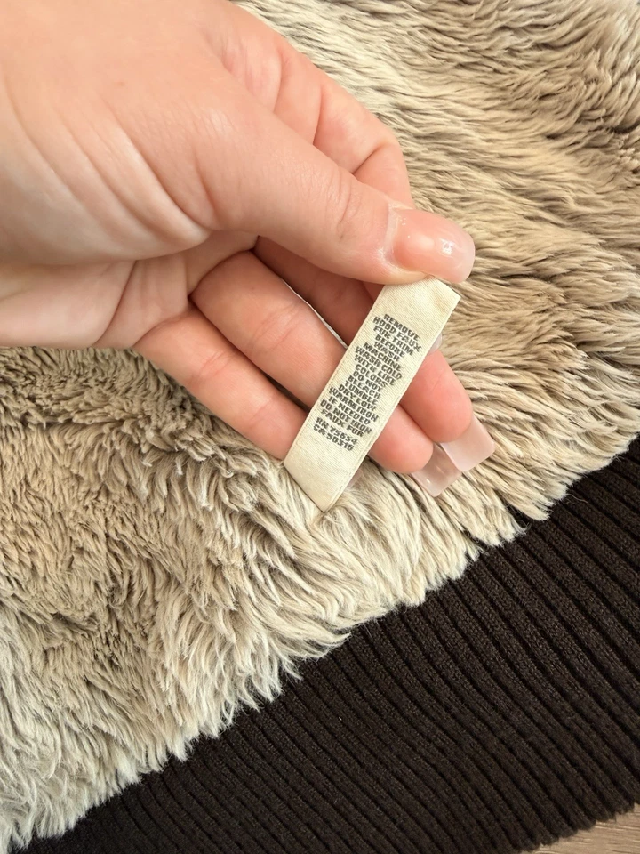 Chaqueta Y2K Abercrombie & Fitch Forrada de Piel Marrón *RARA* Talla Mediana Foto 4 de 4