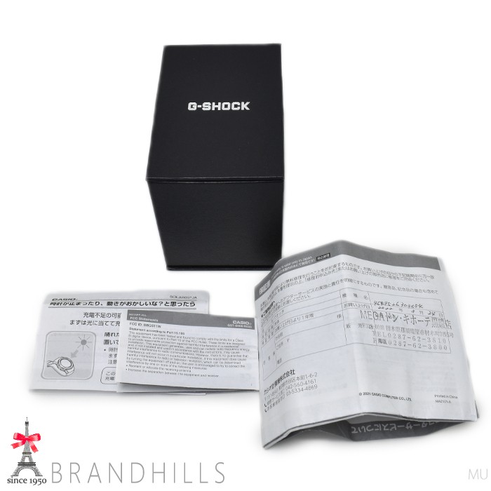 CASIO G SHOCK Wristwatch G STEEL Solar Bluetooth Mobile Link SS Resin Black Dial