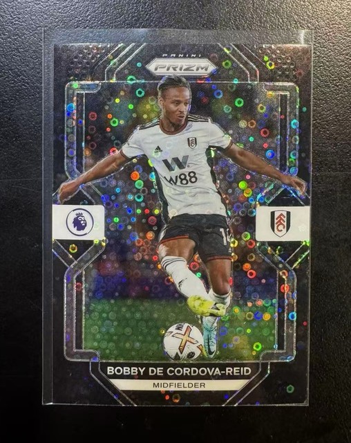 Bobby De Cordova Reid  1/1 Black Breakaway 2022-23 Panini Prizm EPL Fulham