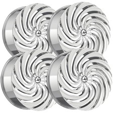 Set Of 4 Azara Aza-535 22x9.5 5x1155x120 15mm Nano Chrome Wheels Rims Set Of 4 Azara Aza-535 22x9.5 5x1155x120 15mm Nano Chrome Wheels Rims