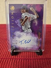 2021 Bowman Inception Thad Ward Fuscia Auto 02/75 Baltimore nm/mt+