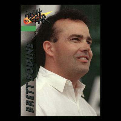 Brett Bodine #20 1995 Wheels High Gear Junior Johnson - Associates Racing Card