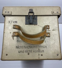 Original WW2 German 3.7cm Munitions Box Luftwaffen Munition Cardboard Ammo Box
