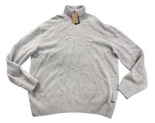 NEW Hugo Boss Men  s Flavio Rollneck Sweater Alpaca Blend Gray Size X-Large XL