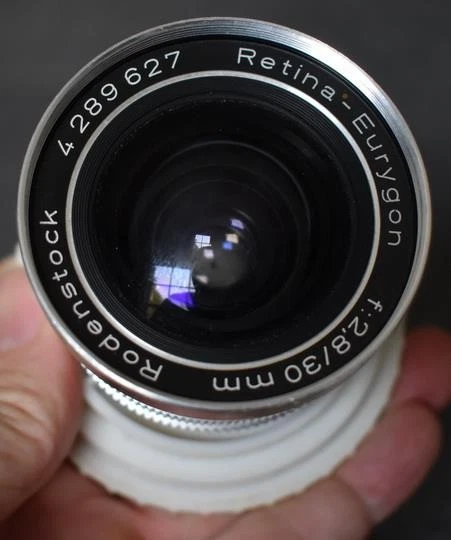 RARO LENTE VINTAGE RODENSTOCK 4289627 RETINA EURYGON 2.8 / 3.0 MM CON ESTUCHE REDONDO Foto 4 de 4