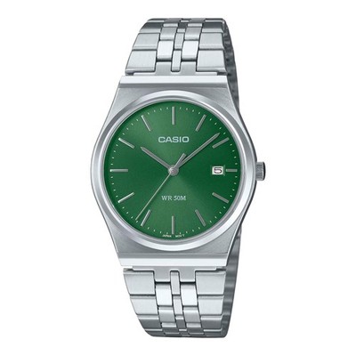 CASIO MTP-B145D-3A MTP-B145D-3AV GREEN 35MM QUARTZ ANALOG WATCH