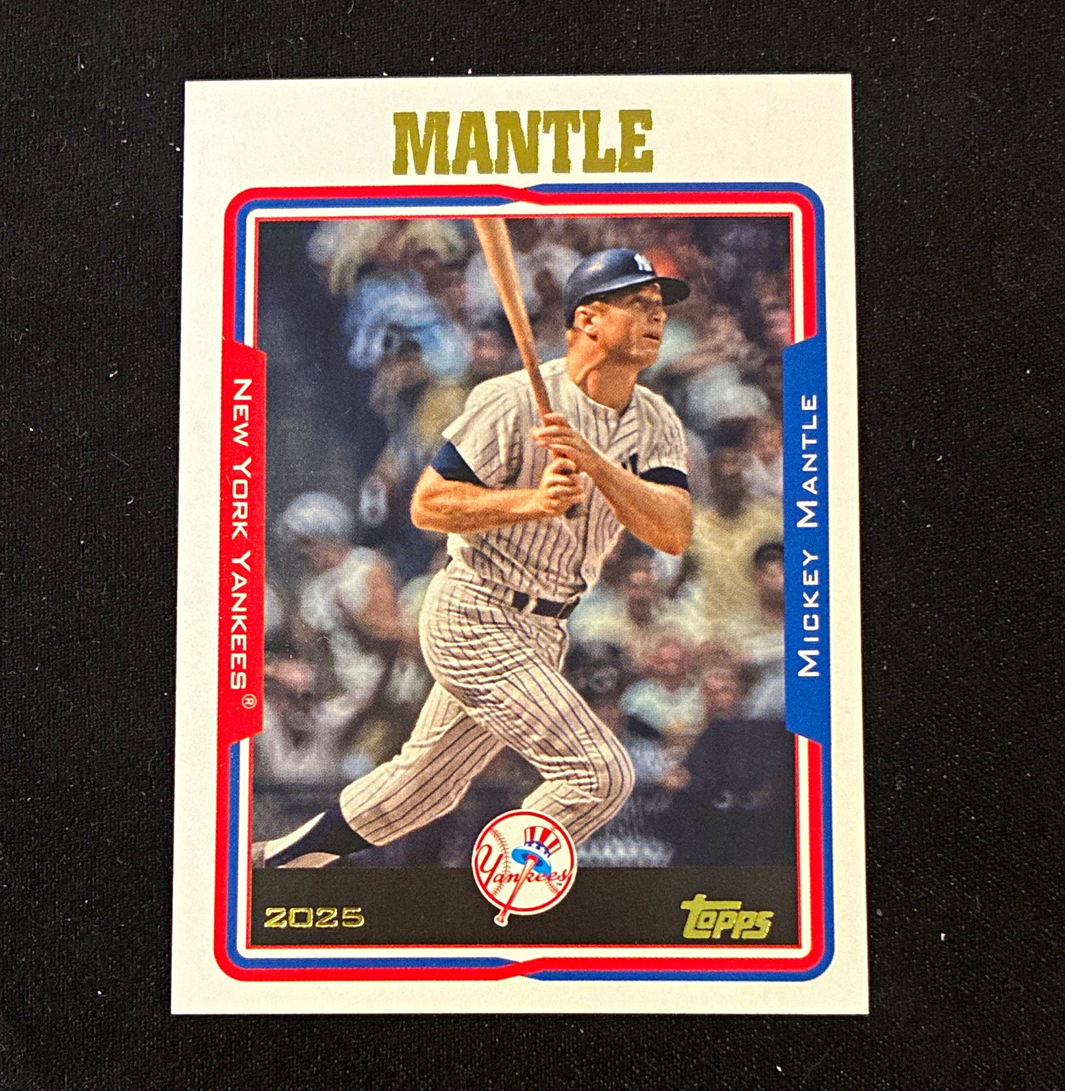 Topps Archives 2025 Mickey Mantle New York Yankees 2005 Design Var #252