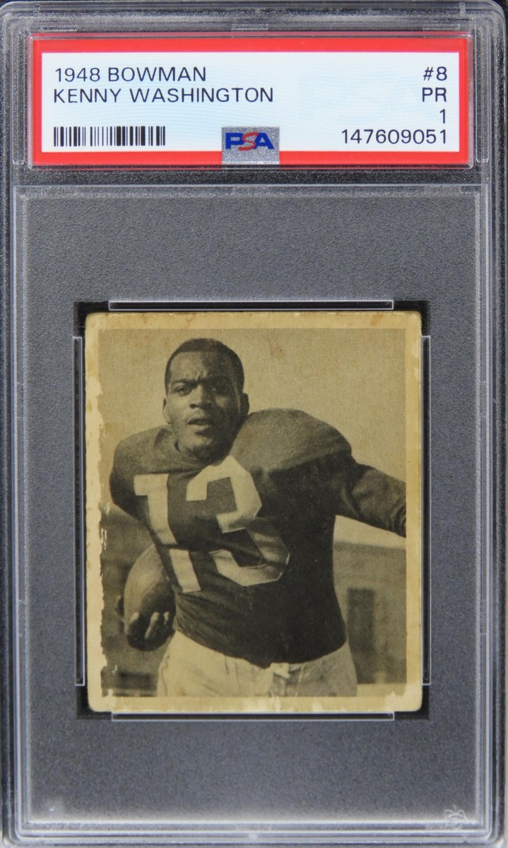 1948 Bowman Kenny Washington ROOKIE RC #8 PSA 1 PR | eBay
