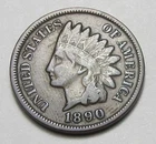 1890 INDIAN HEAD CENT,MOST OF LIBERTY, VERY NICE COIN!!!!(A1)