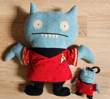 Uglydoll Star Trek Ice-Bat Scotty Plush Stuffed Keychain Toy Blue Red 14" Gund