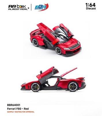 AR Box BBR 1/64 フェラーリ　F80 レッド　全開閉モデル AR Box BBR 1:64 Ferrari F80 Classic Red Full Opening HEC Beijing
