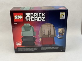 SDCC 2017 LEGO Brickheadz 41496 Supergirl & Martian Manhunter DC NEW SEALED