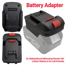 Battery Adapter Converter for Makita/Milwaukee/DeWalt/Bosch 18V to Parkside X20V