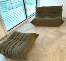 Lingne Roset Togo 2-Sitzer + Hocker neuwertig