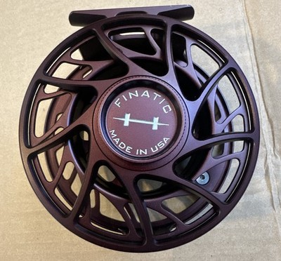 Hatch Finatic 7 Plus Fly Fishing Reel Stained Brown Color / RARE - NEW / No Box 
