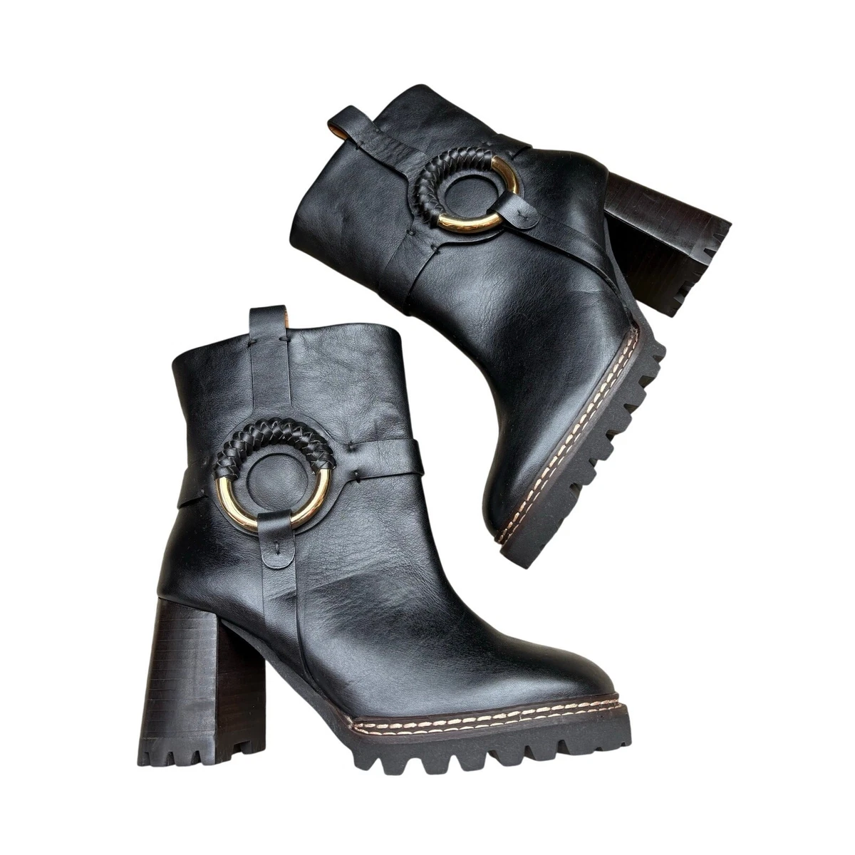 See By Chloé ダークブラウンブーツ　サイズ39 未使用に近い See by Chloé Women's Shoes for sale | eBay