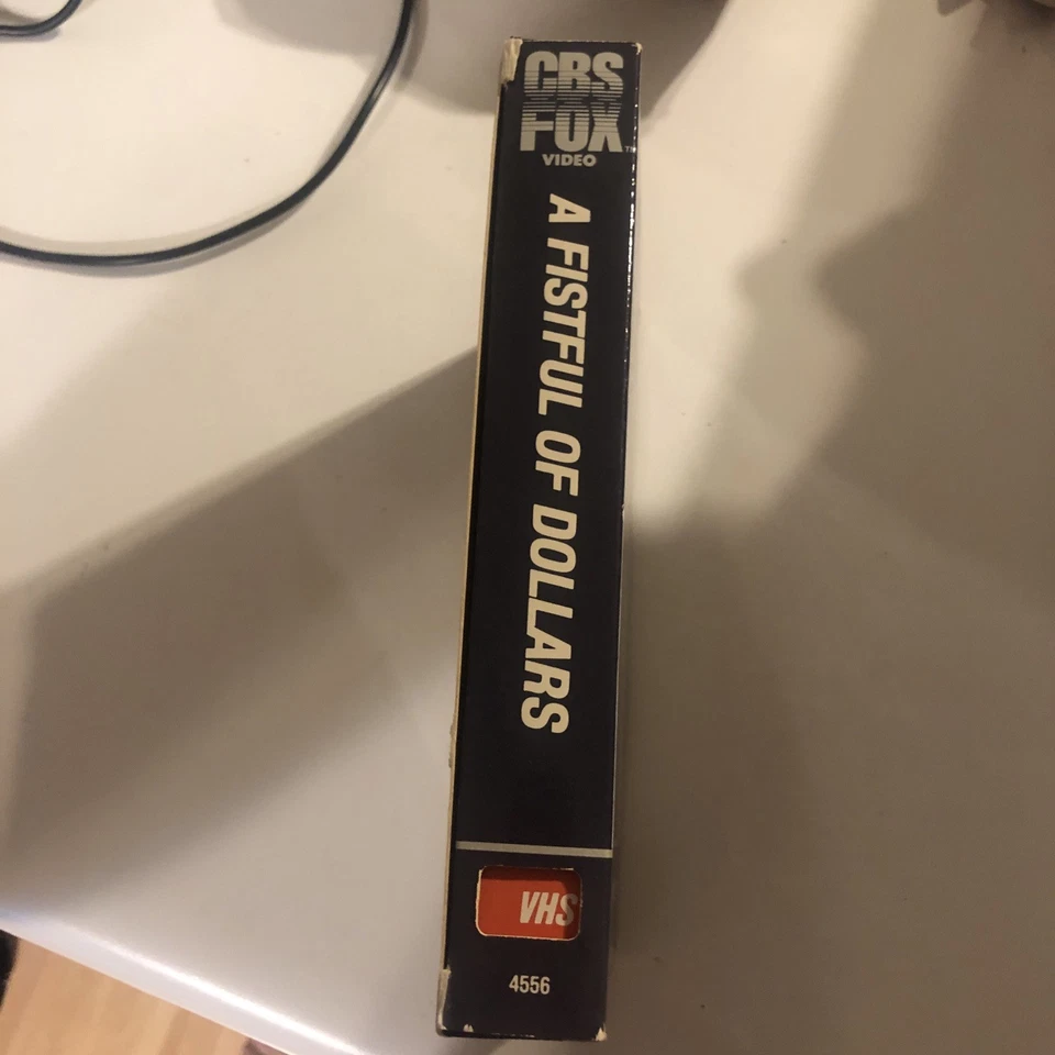 A fistful of dollars  VHS Original Warner Drawer Release Tray  Big Box Cult 70s Foto 2 de 4