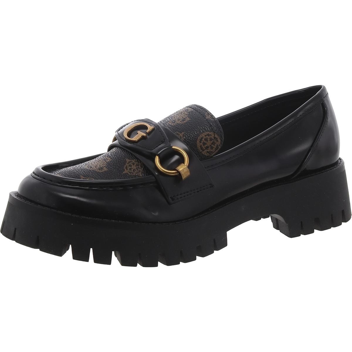 Женские мокасины Guess из искусственной кожи почти черного цвета 10 средних размеров B M BHFO 1683 7290₽
