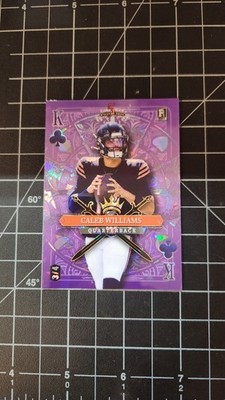 Caleb Williams 2024 Wild Card 5 Card Draw Stacked Deck 3/4 RC King of Clubs