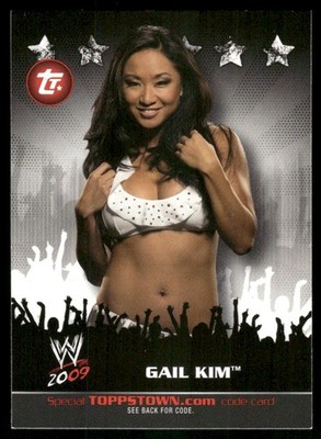 2009 Topps WWE #TT10 Gail Kim ToppsTown