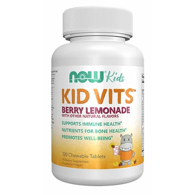 Kids Vits Berry Blast 120 Tabletten Now Foods - Bild 1 von 2