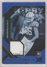 2020 Panini XR X-Ray Swatches Blue /49 Michael Pittman Jr #XR-MP 11mg