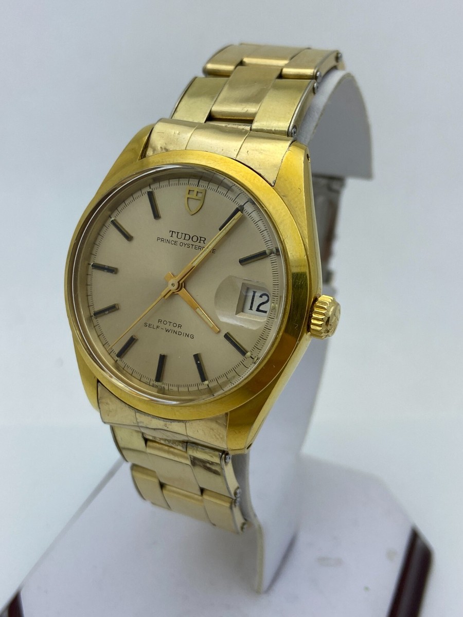 Tudor Prince Oysterdate ref 90501 34mm 14K GF Watch Automatic