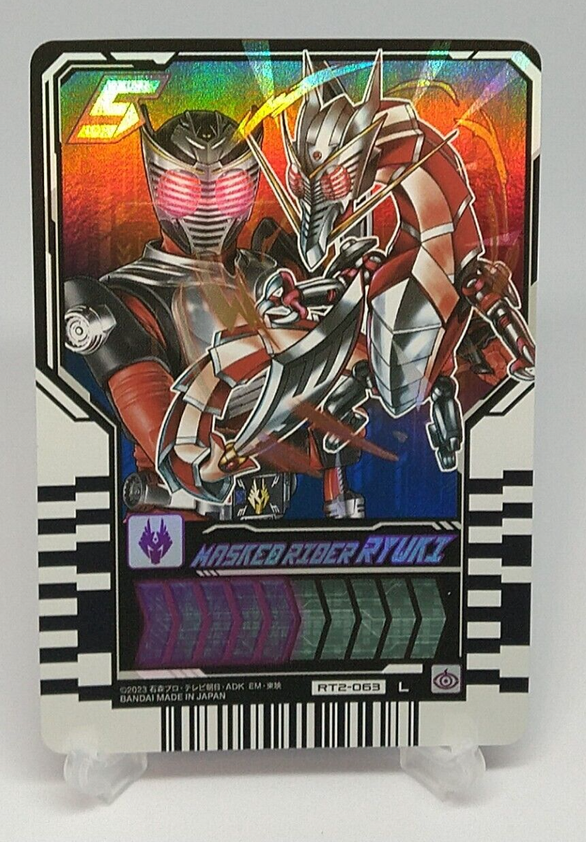 Masked Rider Ryuki RT2-063 L Bandai Gotchard Ride Chemy Trading