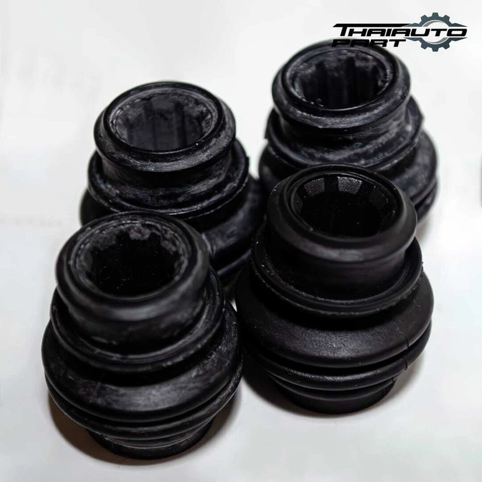 Pinza de freno de disco Pin Boot pequeña negra 4 piezas para Toyota Hilux MK5 MK6 2005-2014 Foto 3 de 4