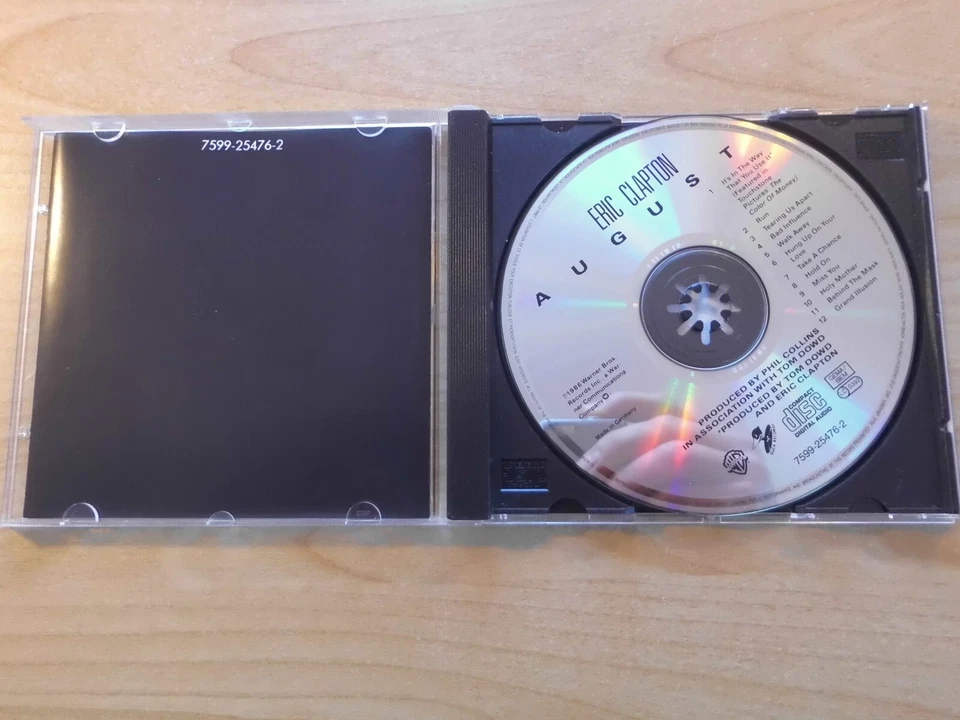 ERIC CLAPTON CD: AUGUST (EUROPE; Warner Bros. Records – 7599-25476-2) - Bild 2 von 3