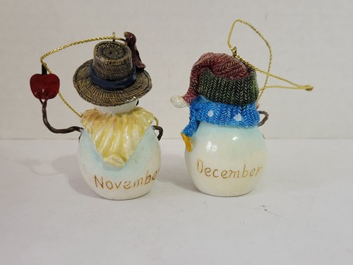 SNOWMAN COLLECTOR'S TREASURE - Snowman Ornament of the Month - Full Year - Picture 20 of 21