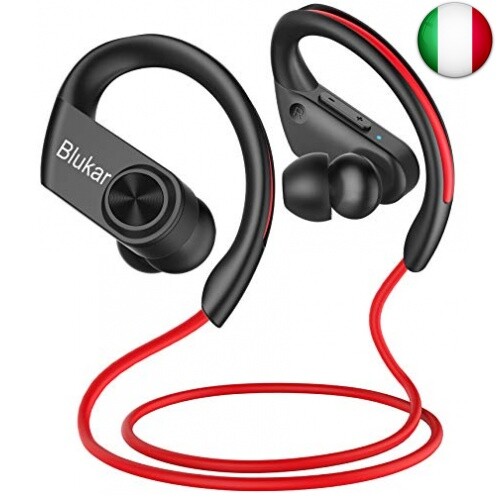 Blukar Cuffie Bluetooth Sport, Auricolari Bluetooth 5.0 in Ear con 16 Ore  di | eBay