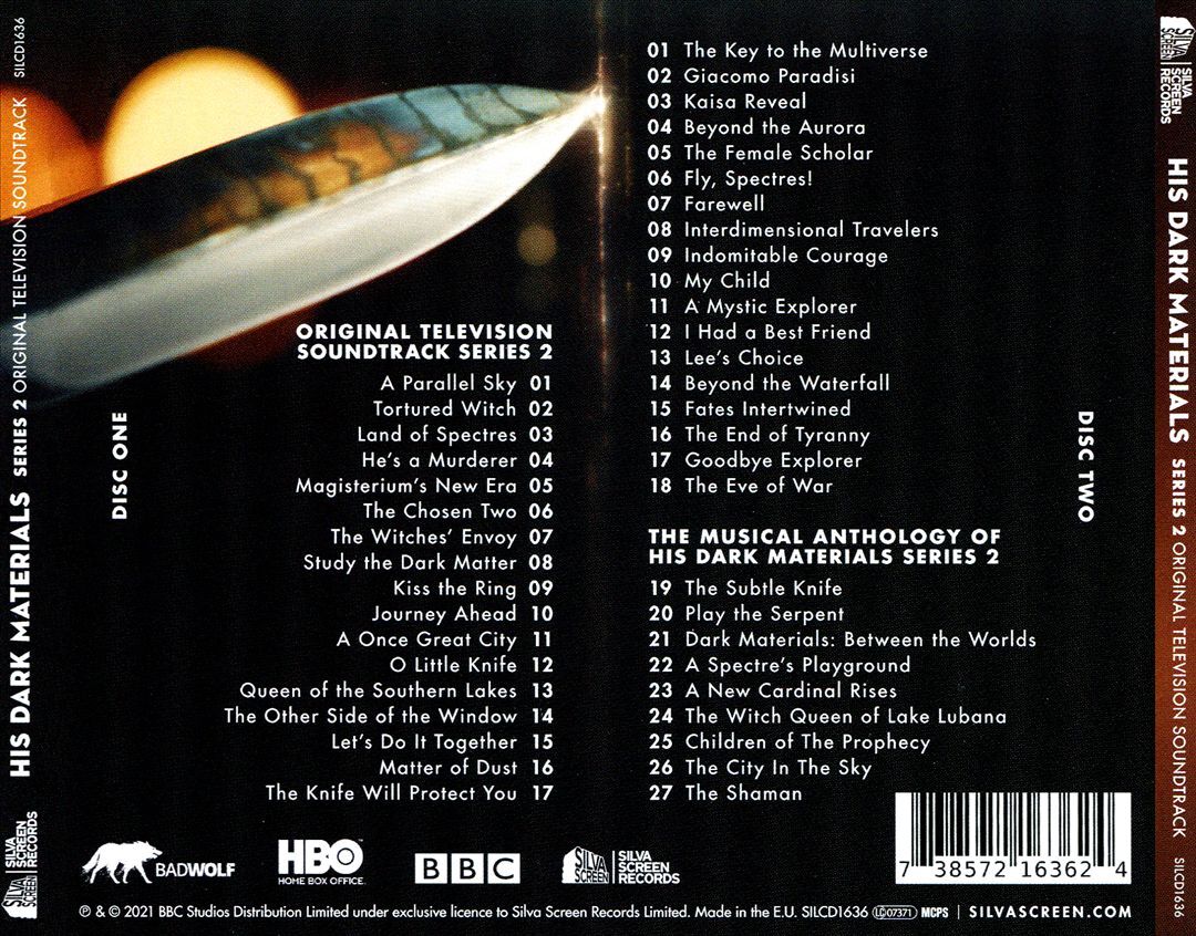 LORNE BALFE HIS DARK MATERIALS [ORIGINAL TV SOUNDTRACK] NEW CD 