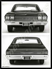 1968 Chevrolet Chevelle New Metal Sign Front Back Shots 1968 Chevrolet Chevelle New Metal Sign Front Back Shots
