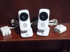 2 Motorola Mbp483Bu Camera Baby Camera With 2 A/C Adapters ~ Tested ~ Working